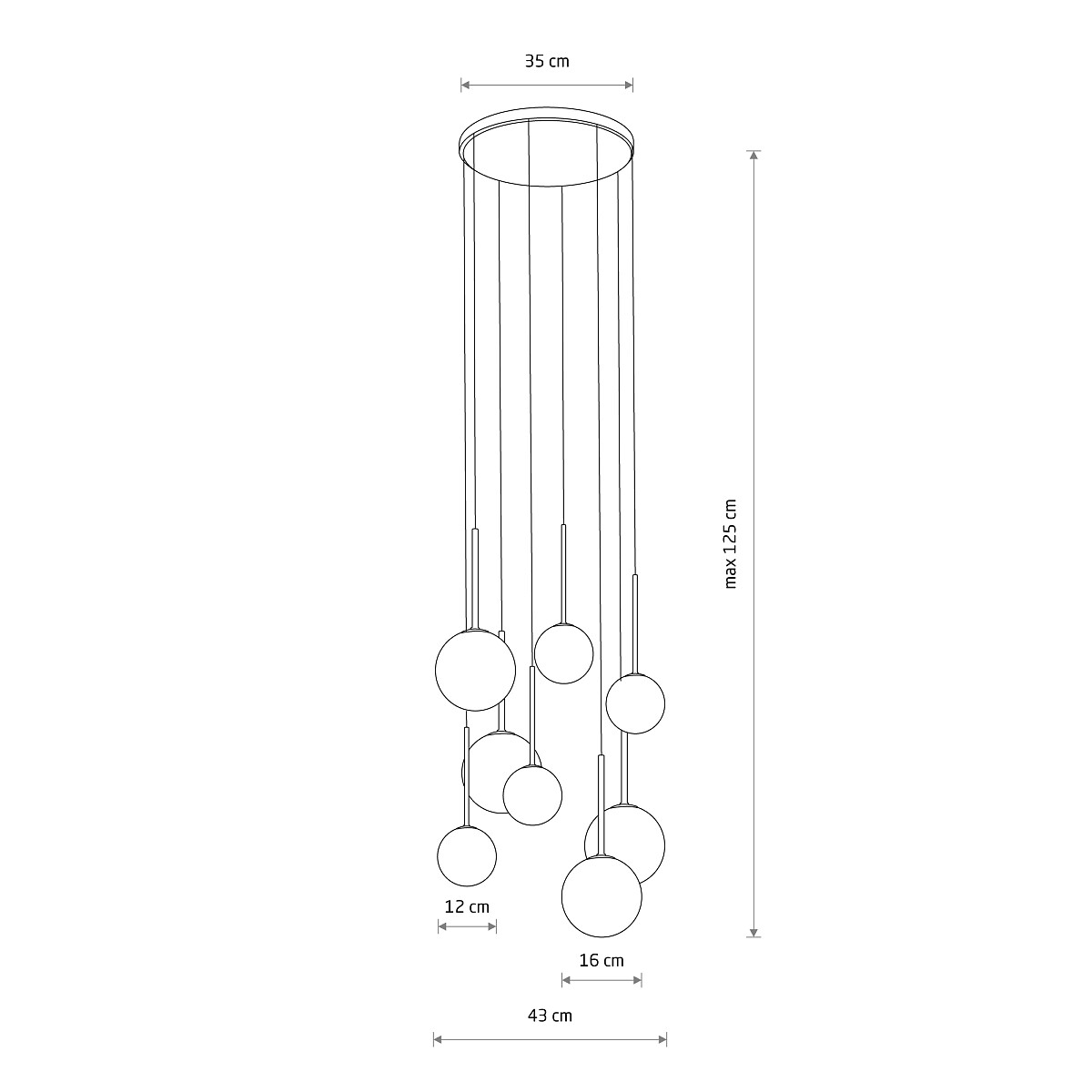 SUSPENDED LAMP KARO VIII Lifestyle 2