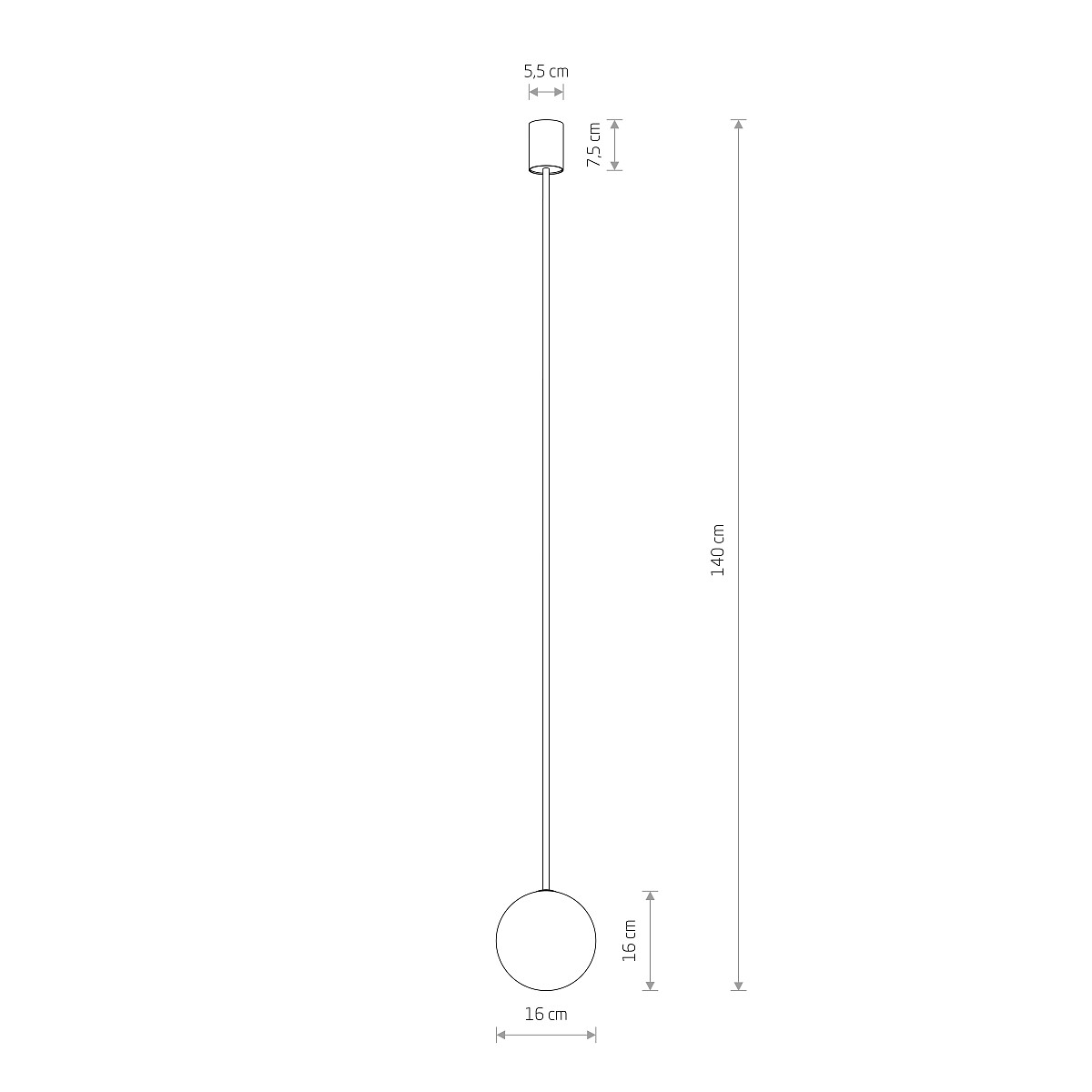 SUSPENDED LAMP KIER L Detail 5