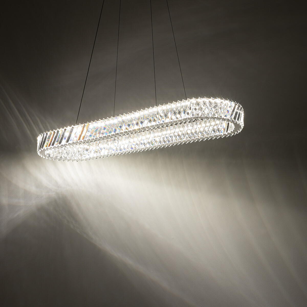 SUSPENDED LAMP LUXORA OVAL LED Detail 2