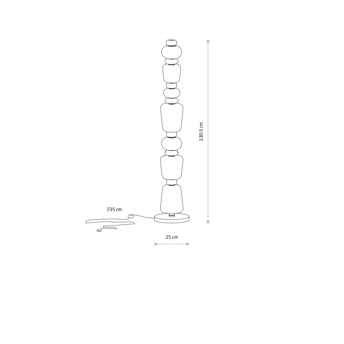 Lampadar / Lampă de Podea CERAMIC LED Lifestyle 2
