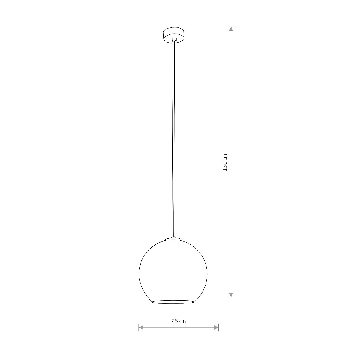 SUSPENDED LAMP POLARIS Detail 2