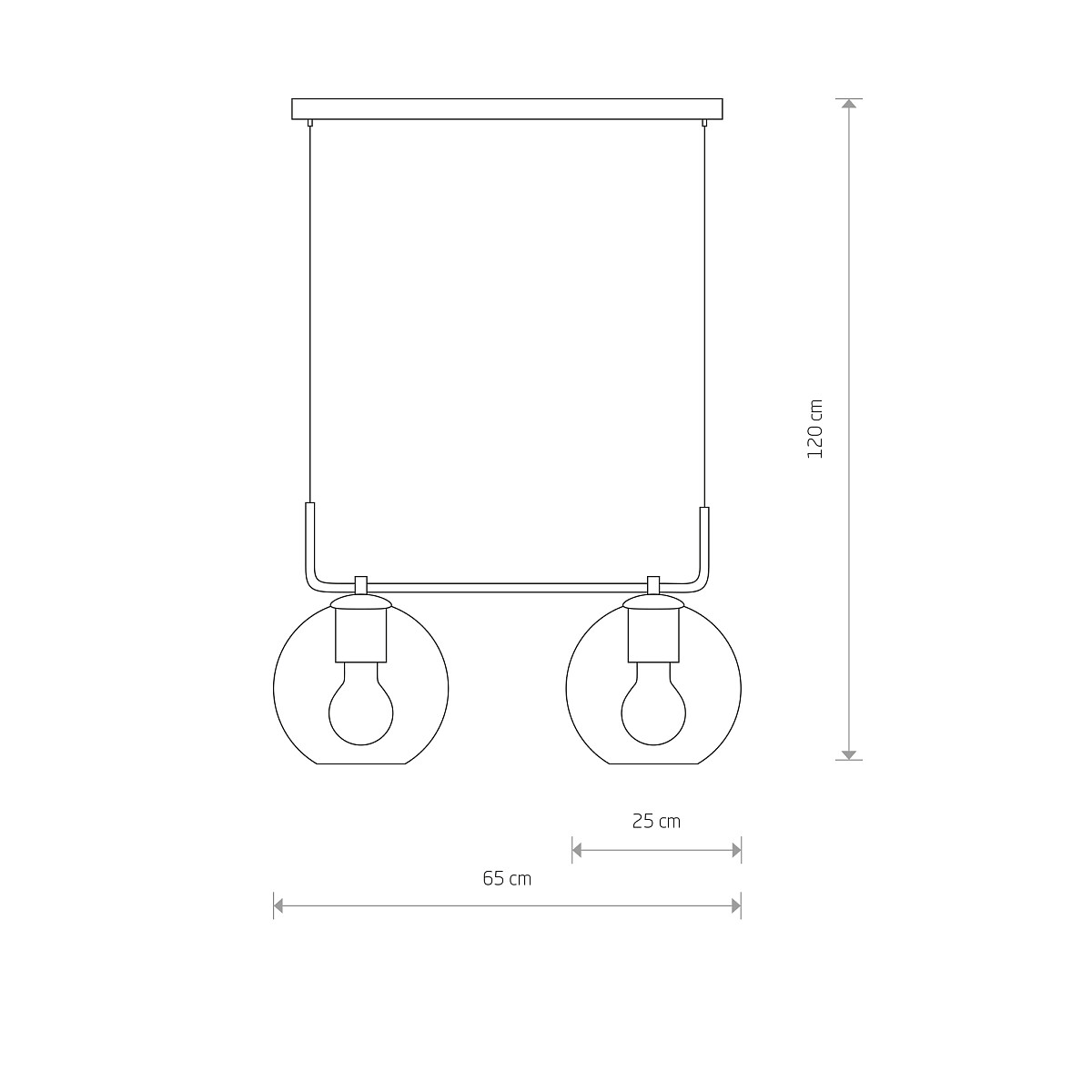 SUSPENDED LAMP MONACO II Detail 2