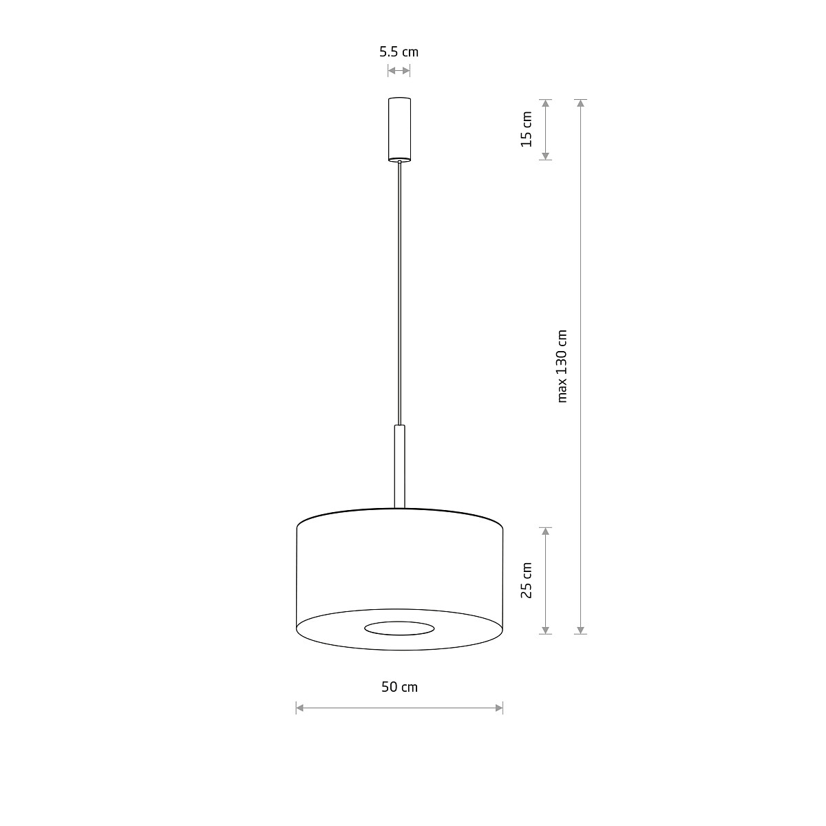 SUSPENDED LAMP SANTANA M Lifestyle 3