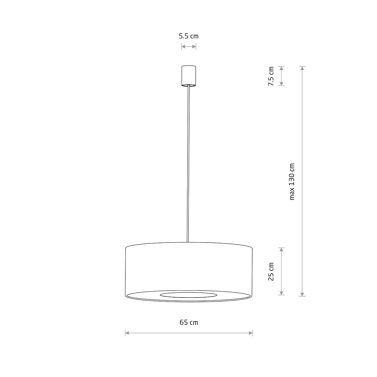 SUSPENDED LAMP CEDRO L Lifestyle 5