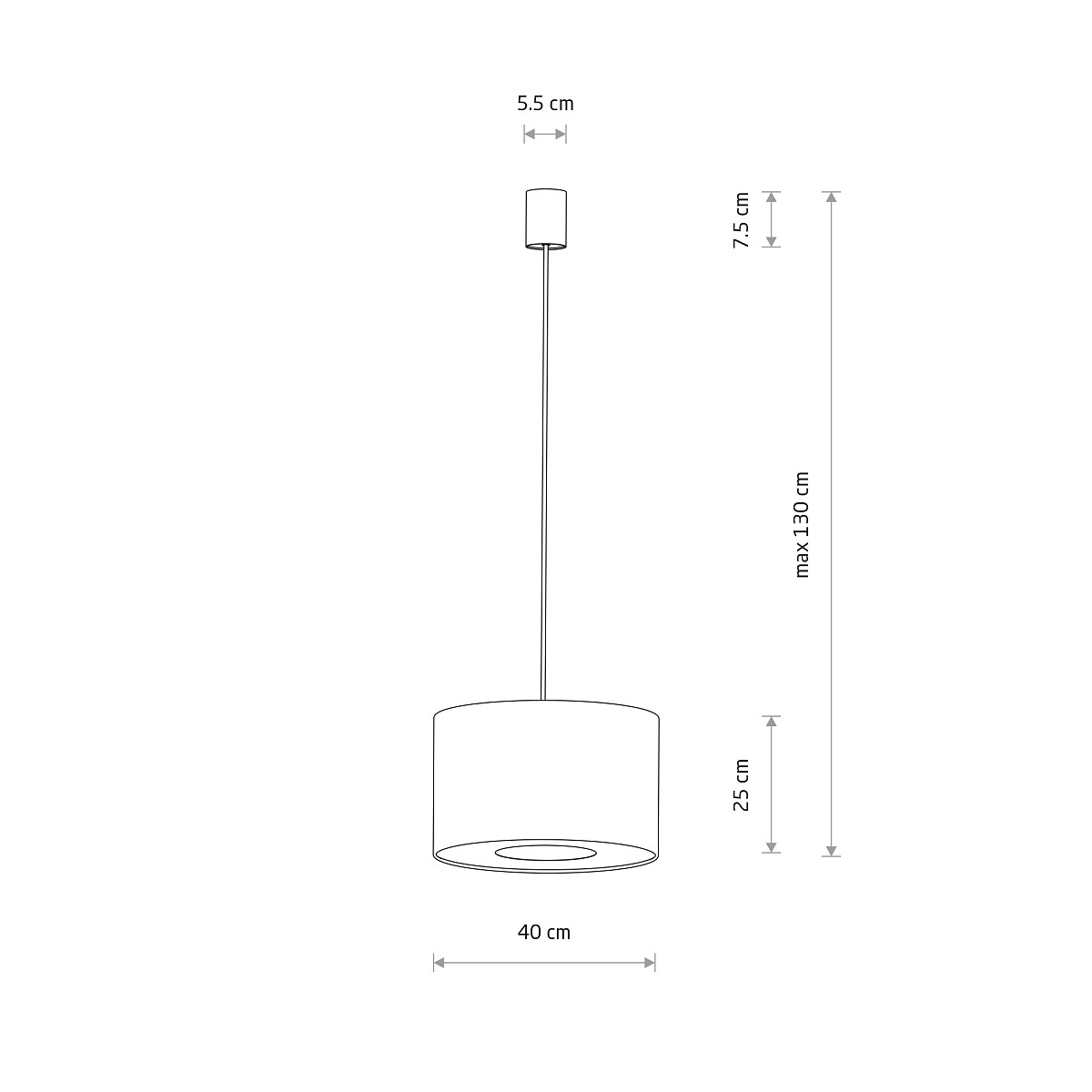SUSPENDED LAMP LAGO S Lifestyle 6