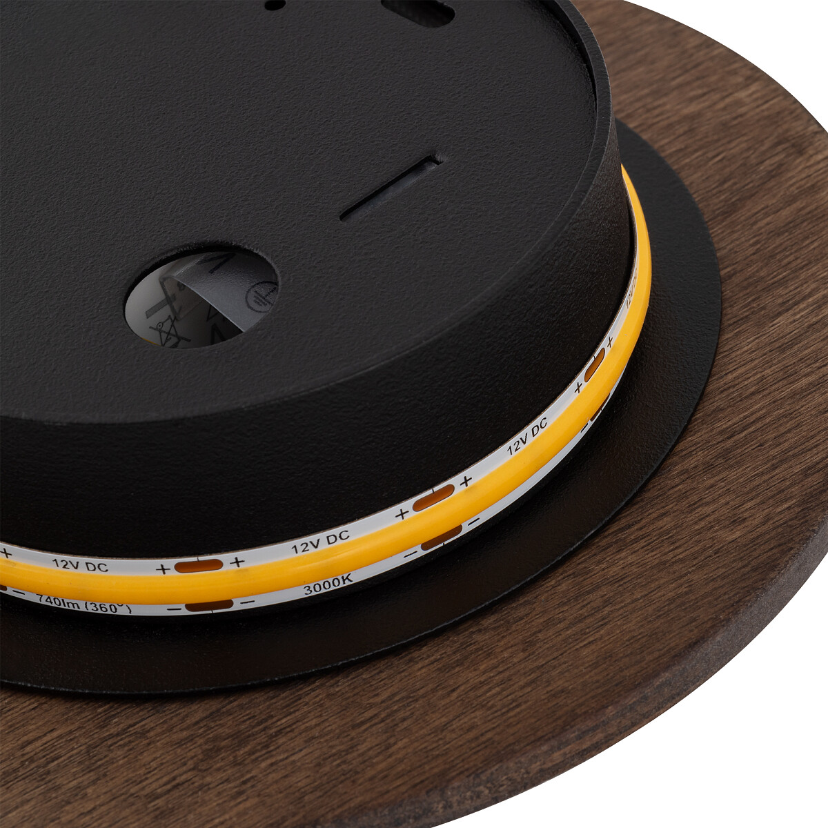 SCONCE RING TIMBER LED S Lifestyle 1