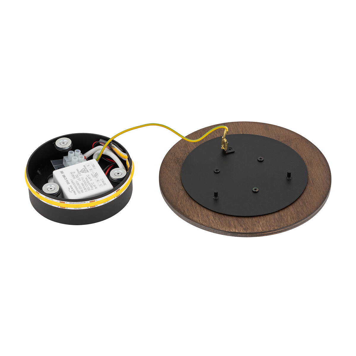 SCONCE RING TIMBER LED S Lifestyle 2