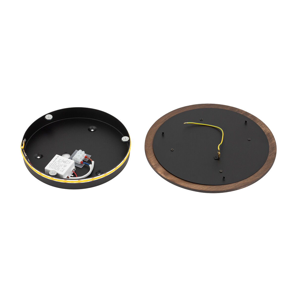 SCONCE RING TIMBER LED M Lifestyle 2