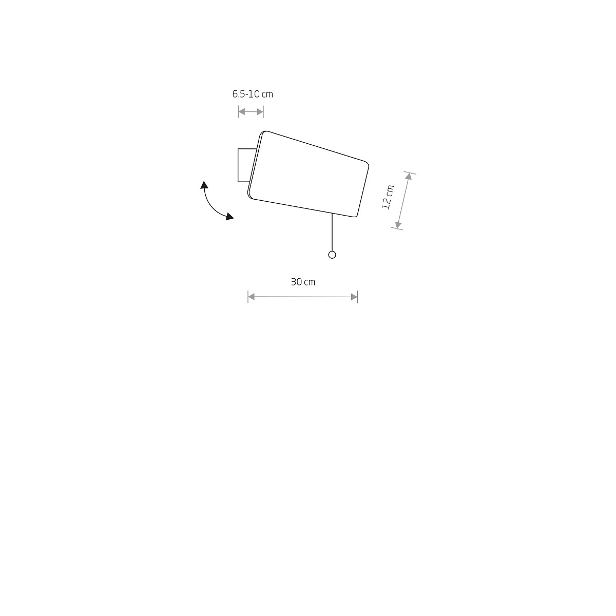 ADJUSTABLE Aplică de Perete WITH SWITCH OSLO 30 Lifestyle 7