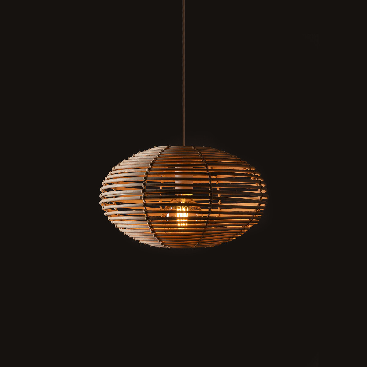 SUSPENDED LAMP RATTAN S Detail 3