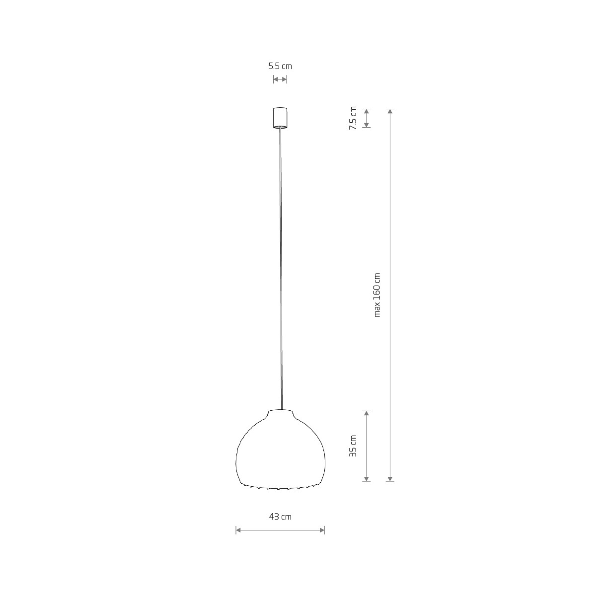 SUSPENDED LAMP BOHO M Lifestyle 3