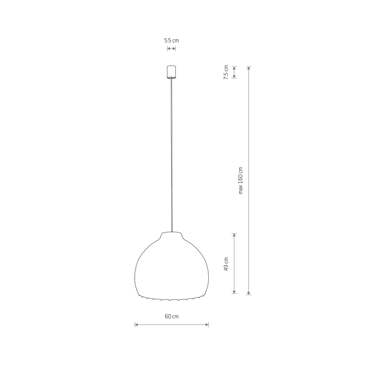 SUSPENDED LAMP BOHO L Lifestyle 3