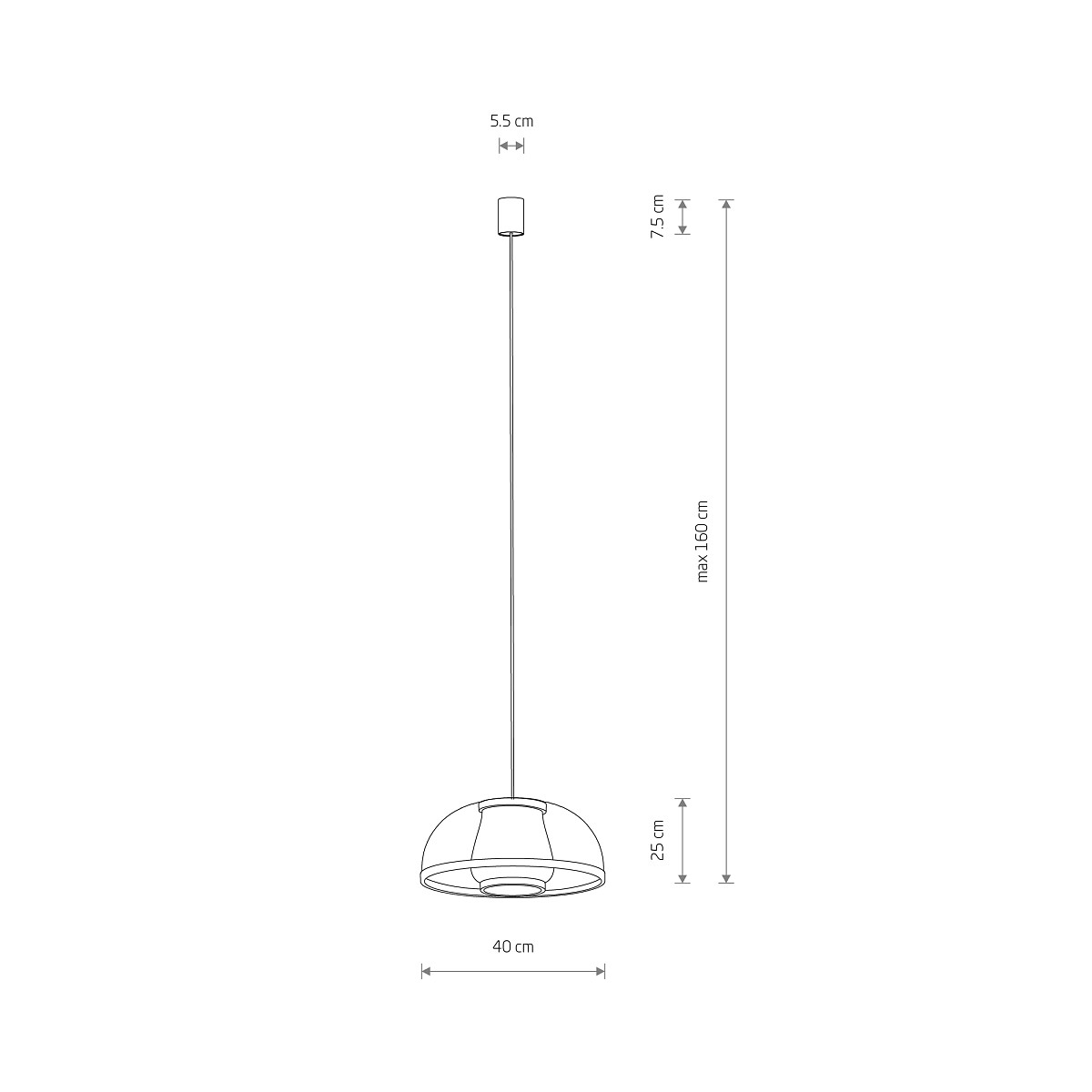 SUSPENDED LAMP KRABI Lifestyle 5