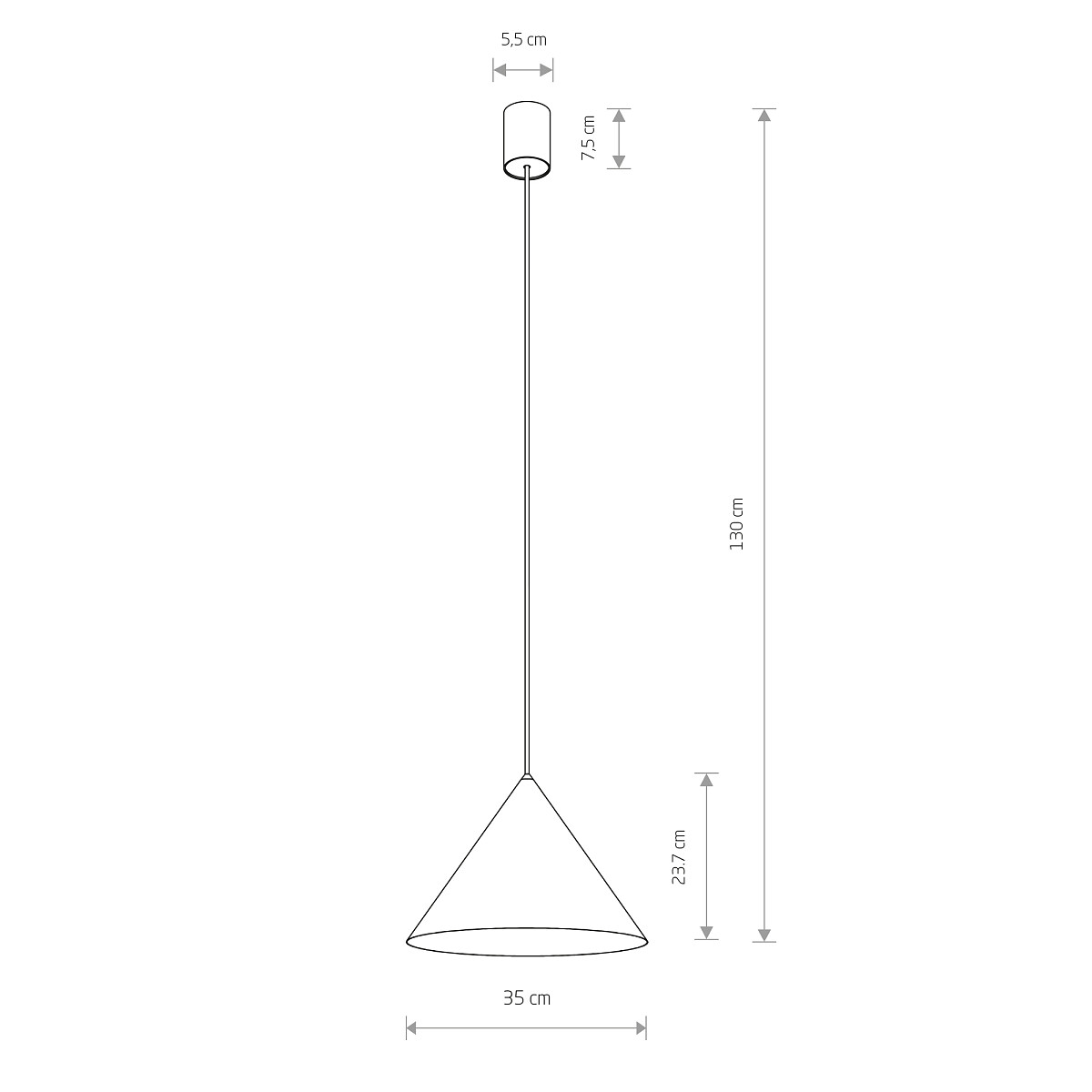 SUSPENDED LAMP ZENITH M Lifestyle 5
