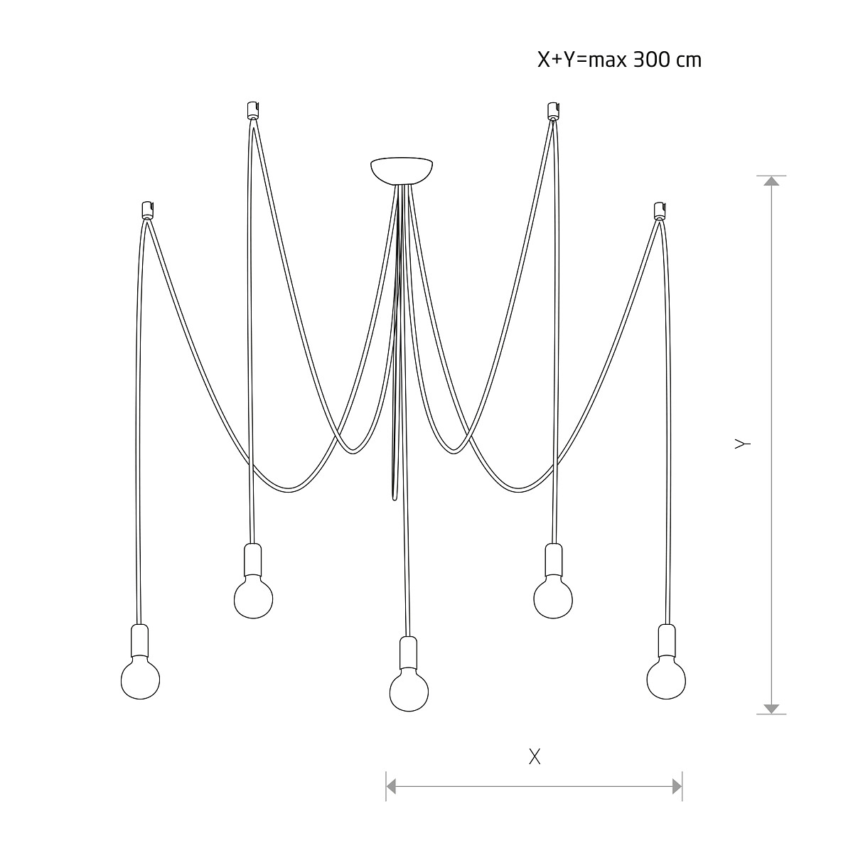 SUSPENDED LAMP SPIDER V Detail 2
