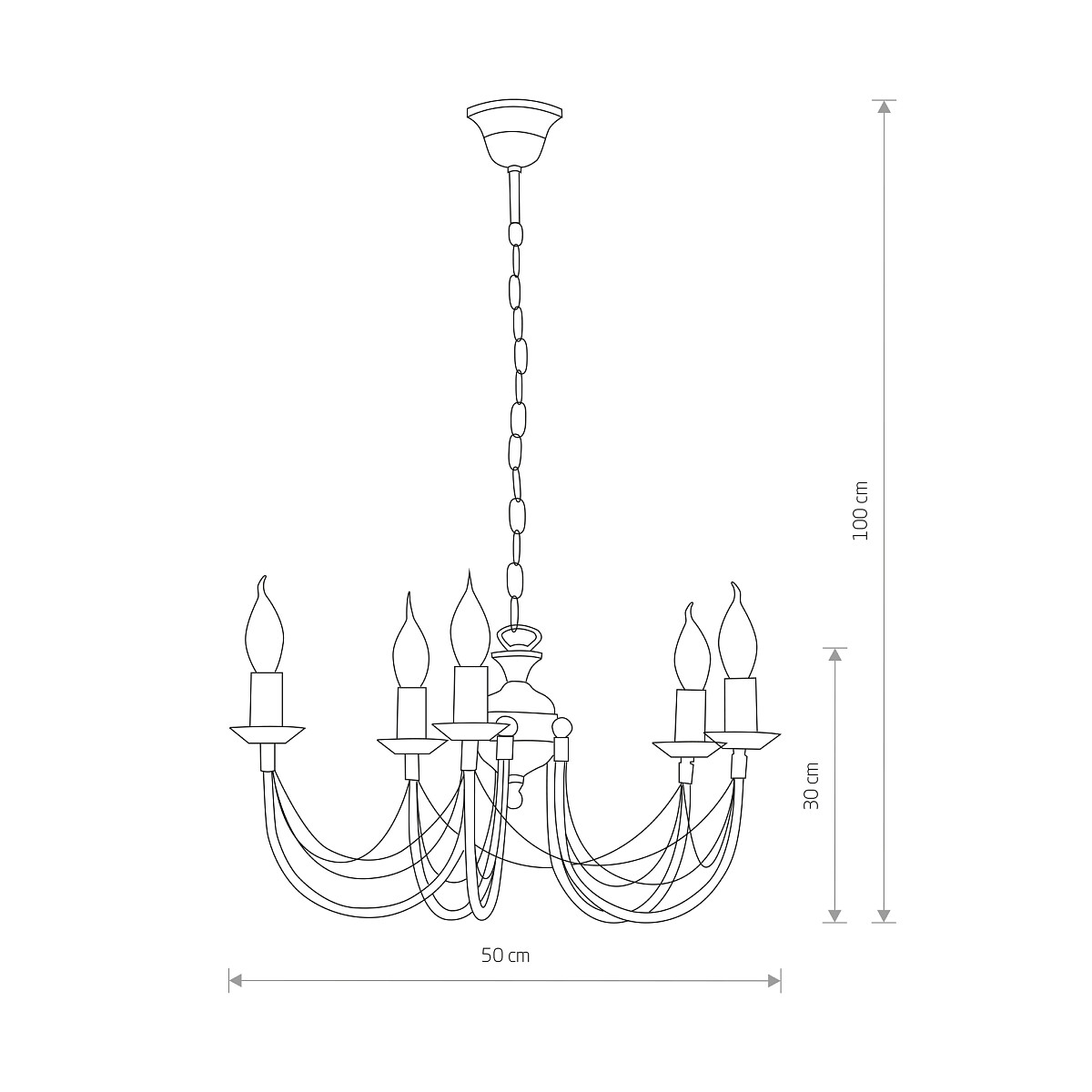 CHANDELIER ARES V Detail 2