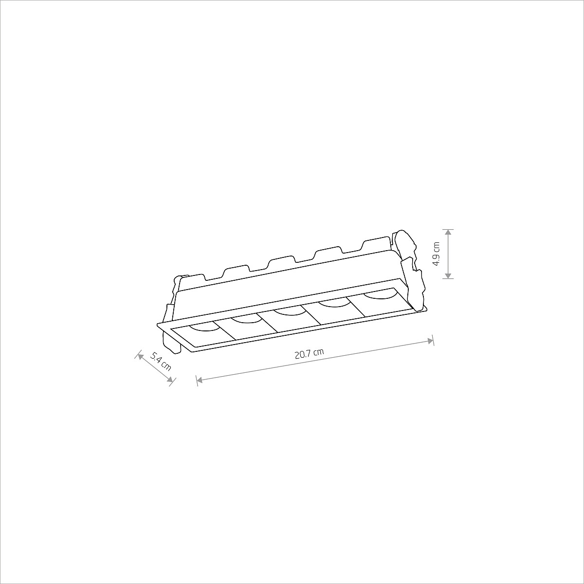 Încastrat LINEAR LUMINAIRE MIDI LED Detail 5