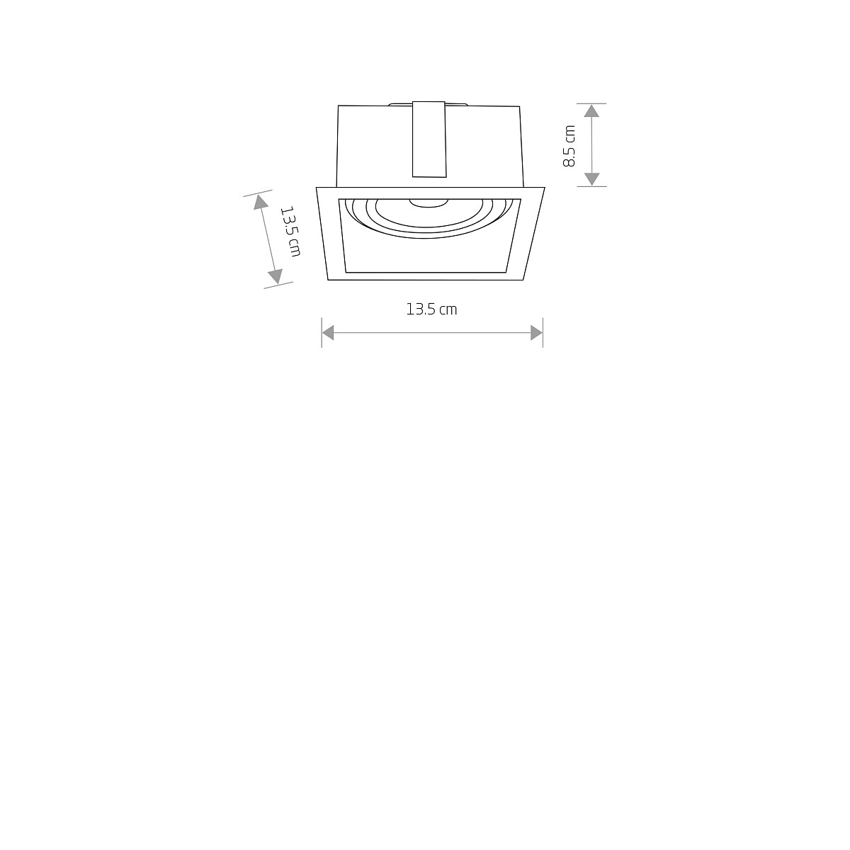 RECESSED SPOTLIGHT LAMP MOD I Detail 2