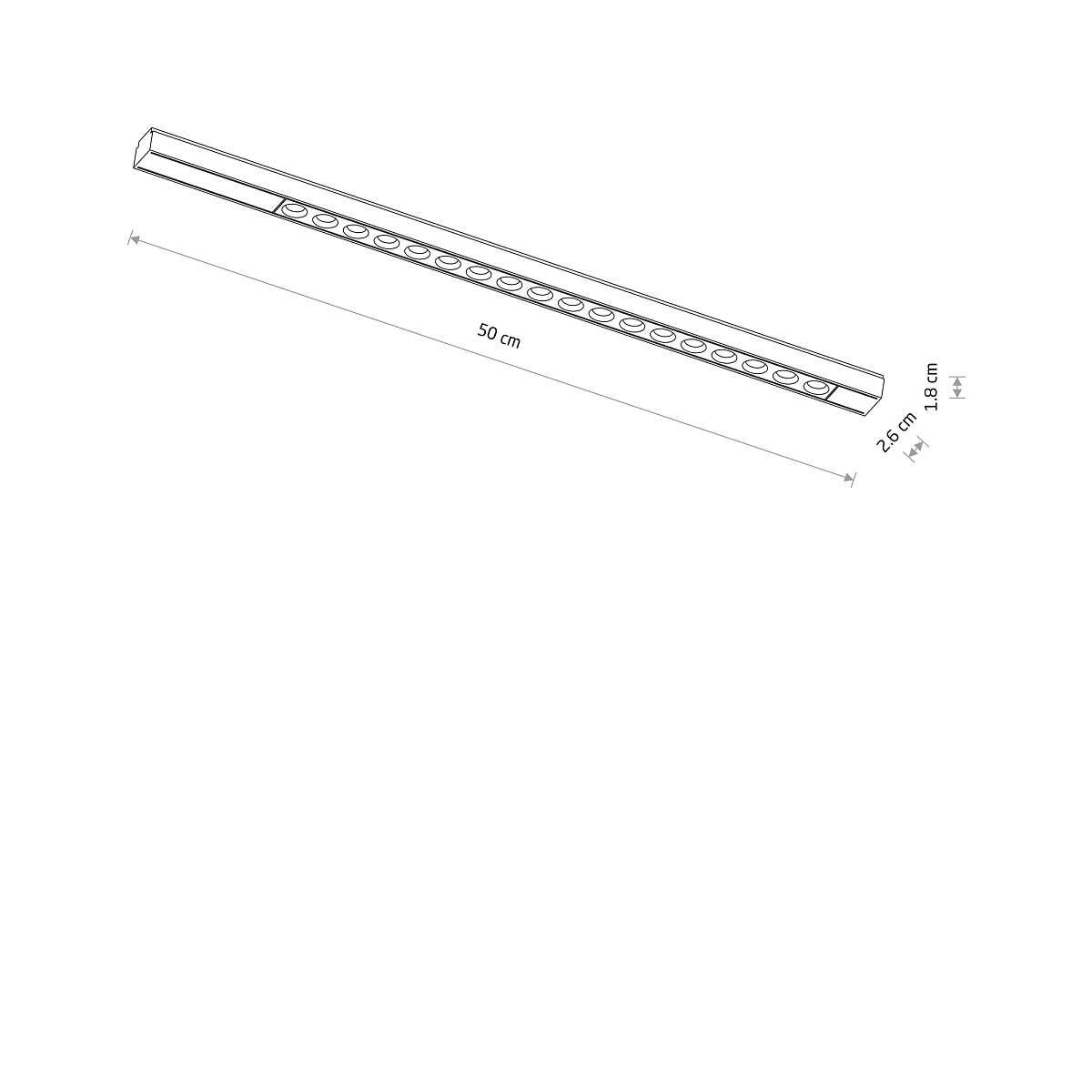 FOCUS LED LINEAR LUMINAIRE FOR UT-LVM TRACK SYSTEM Detail 5