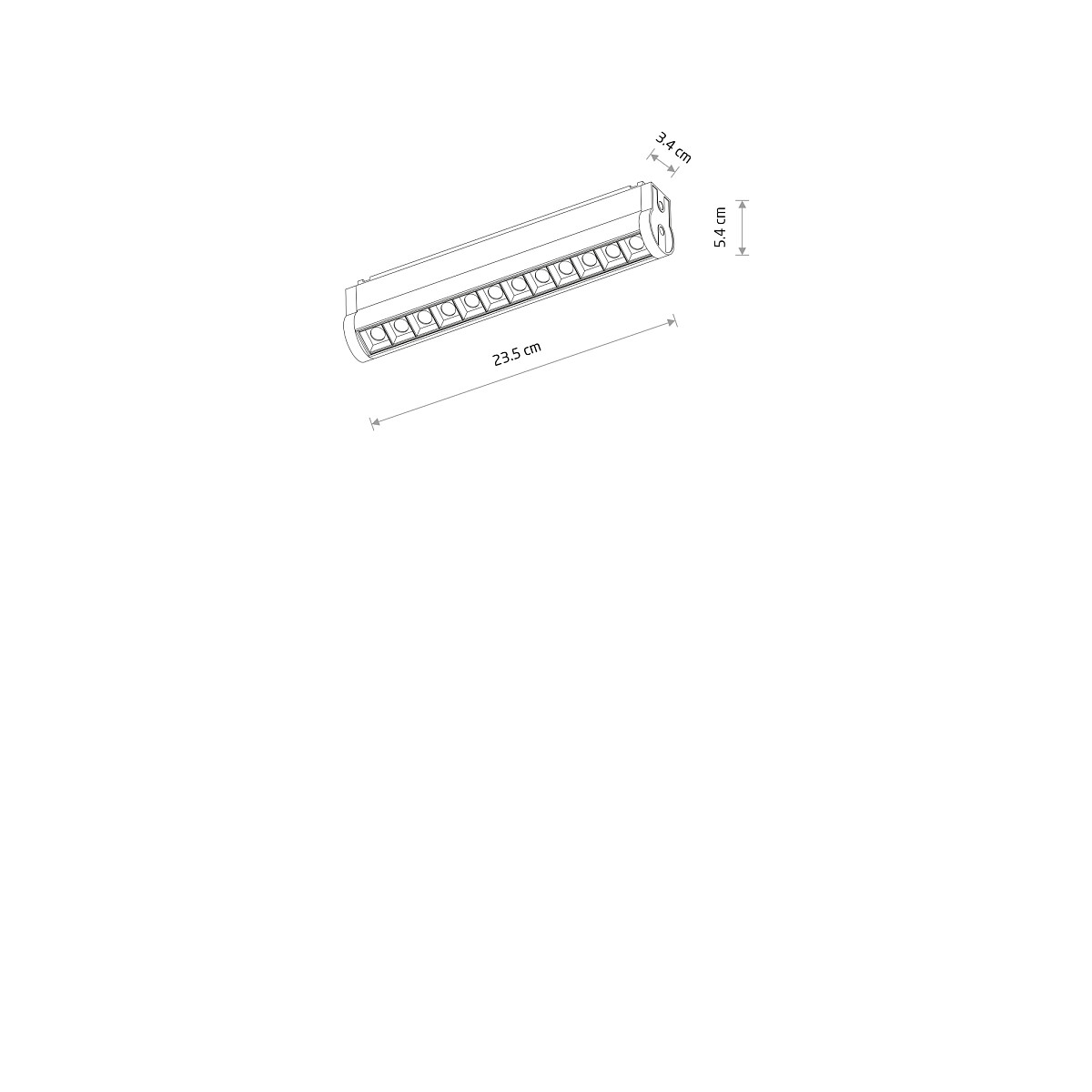 FOCUS SWING LED LINEAR LUMINAIRE FOR UT-LVM TRACK SYSTEM Detail 5