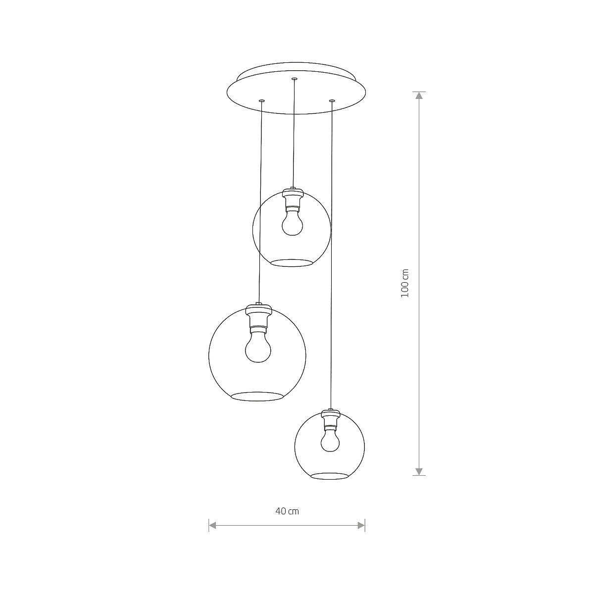 SUSPENDED LAMP VETRO III Detail 3