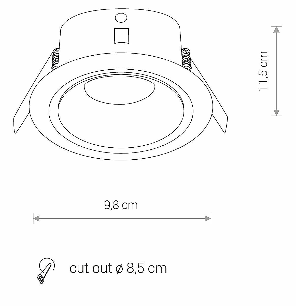 Încastrat Spot LAMP FOXTROT Lifestyle 8