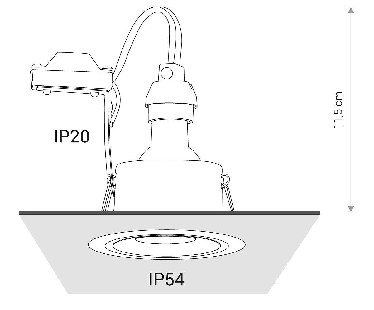 Încastrat Spot LAMP FOXTROT Lifestyle 9