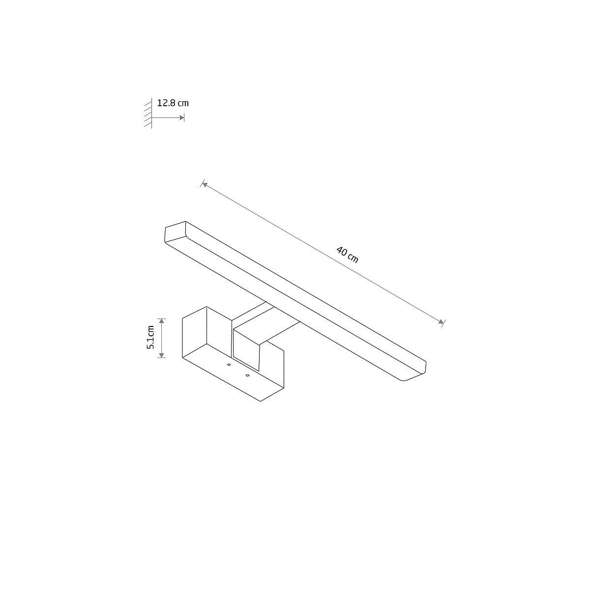 BATHROOM MIRROR WALL LAMP CEZANNE LED S Lifestyle 8