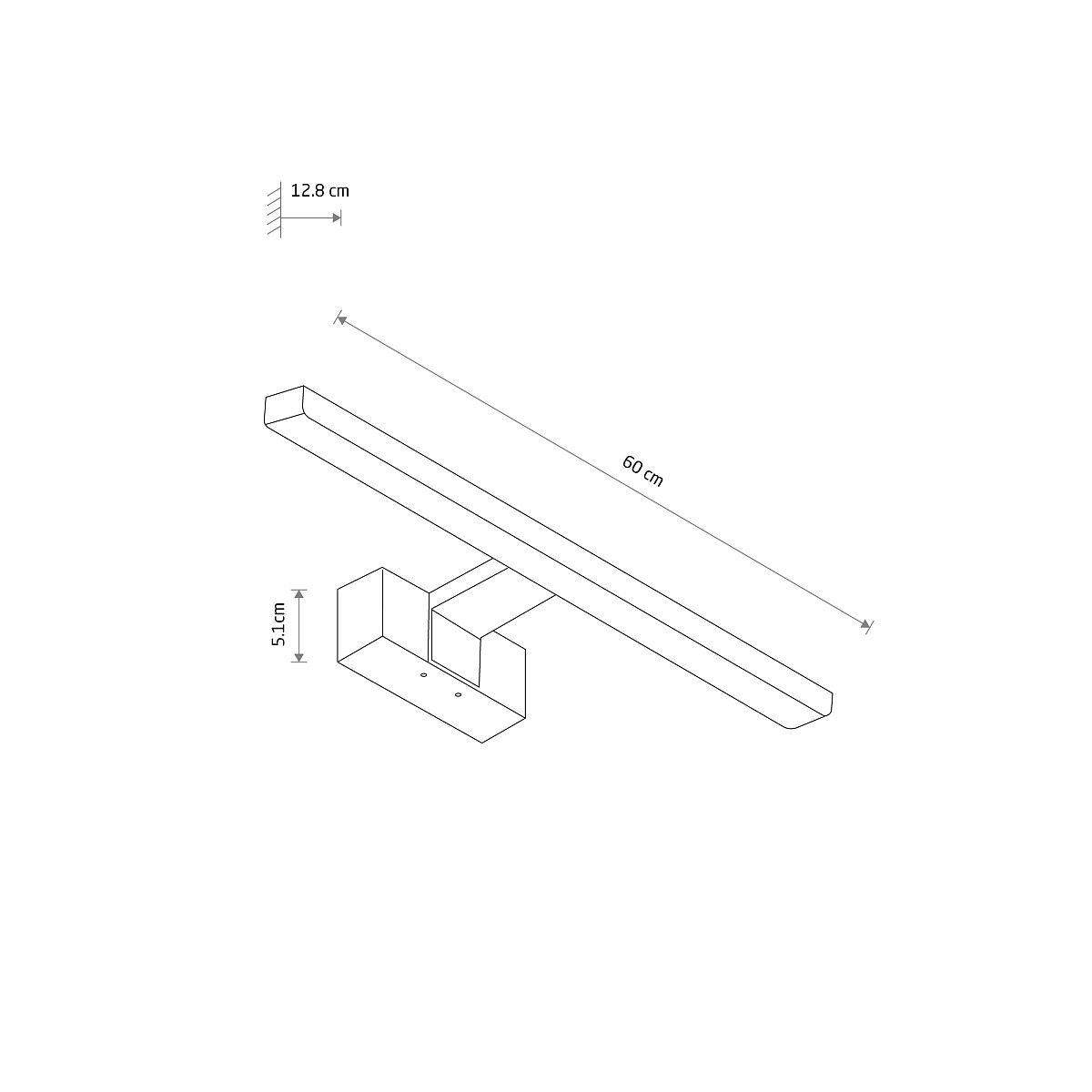 BATHROOM MIRROR WALL LAMP CEZANNE LED M Lifestyle 10