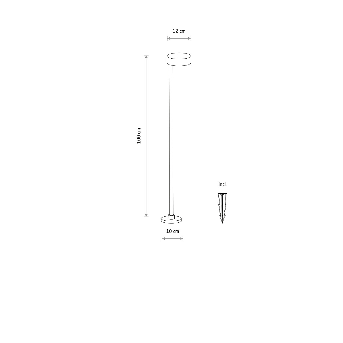 STANDING LAMP RUBY LED Lifestyle 1