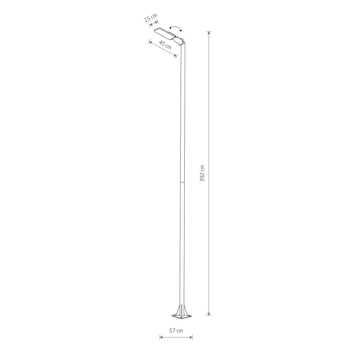 STANDING LAMP PATHWAY LED PRO 400K Detail 2