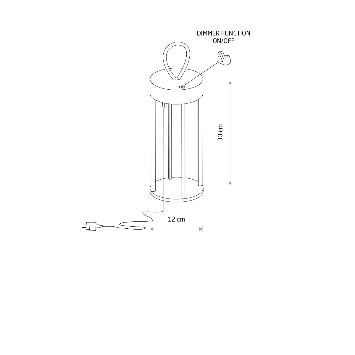 PORTABLE LAMP NALA LED Lifestyle 4