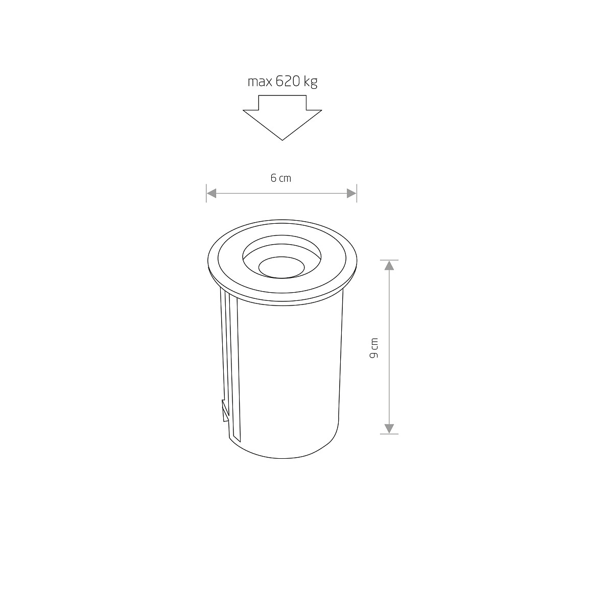 OVERRUN LAMP PICCO LED M Detail 2