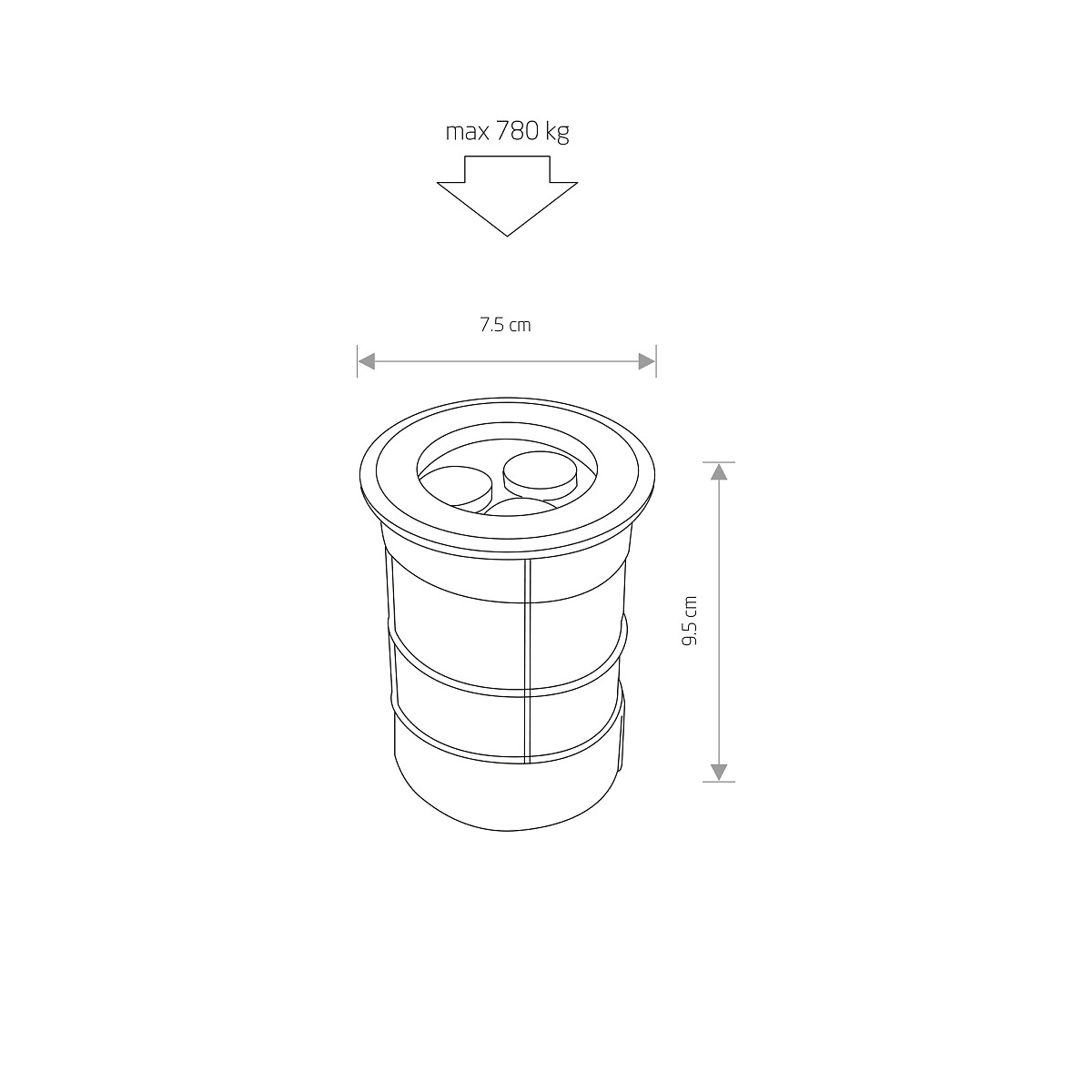 OVERRUN LAMP PICCO LED L Detail 2