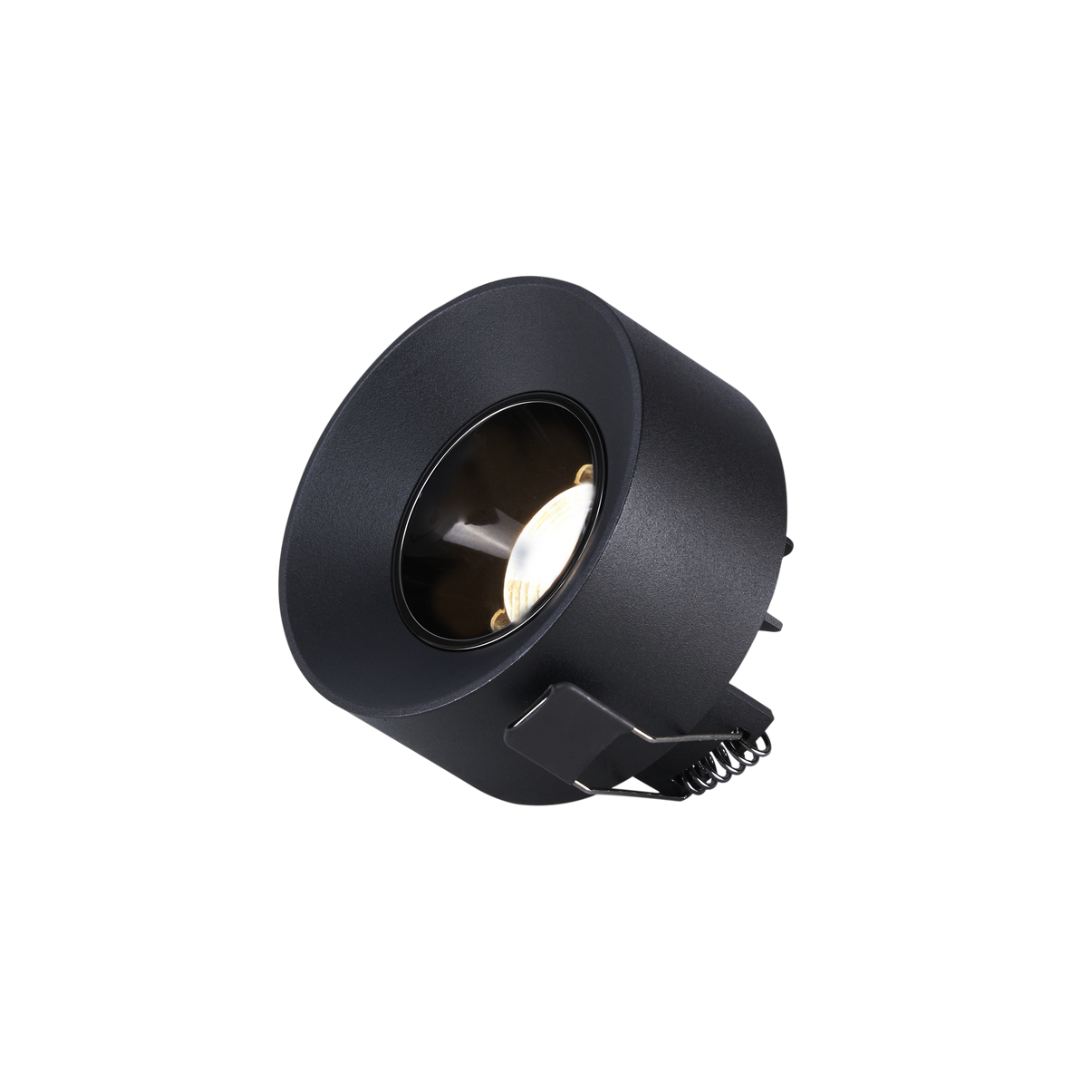 Spot incastrat CROWN 10W NEGRU