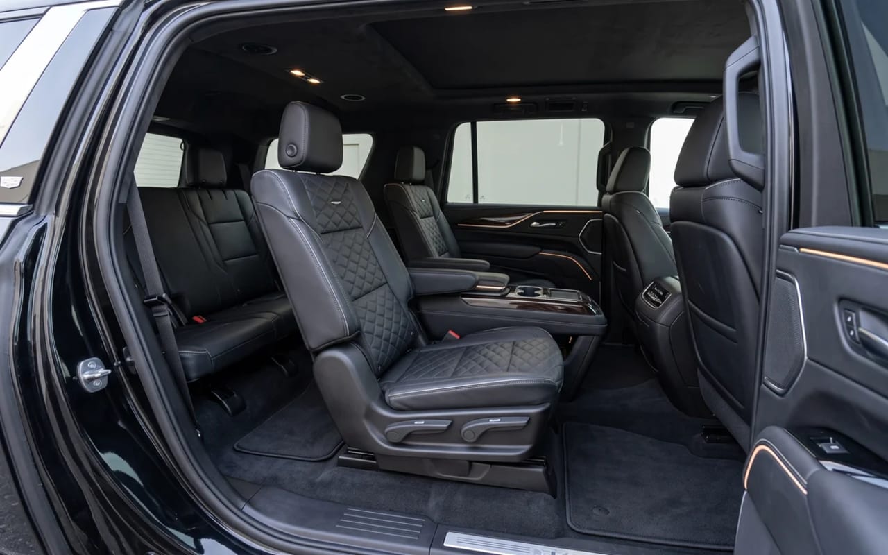 Inside the Escalade SUV