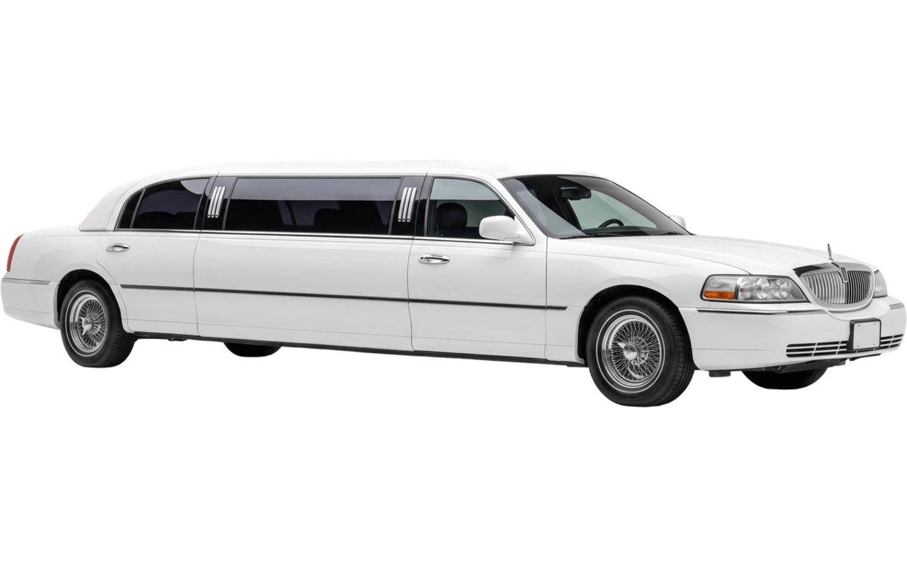 The White Stretch Limo, outside