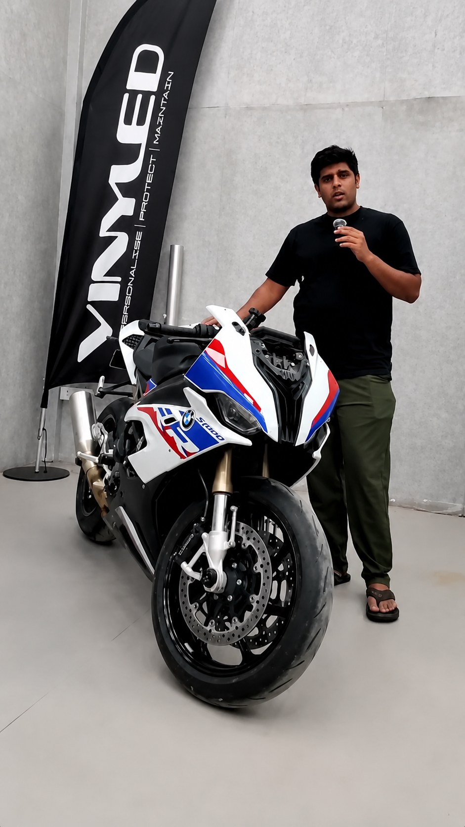 BMW bike PPF and protection project completed by VINYLED in Bangalore