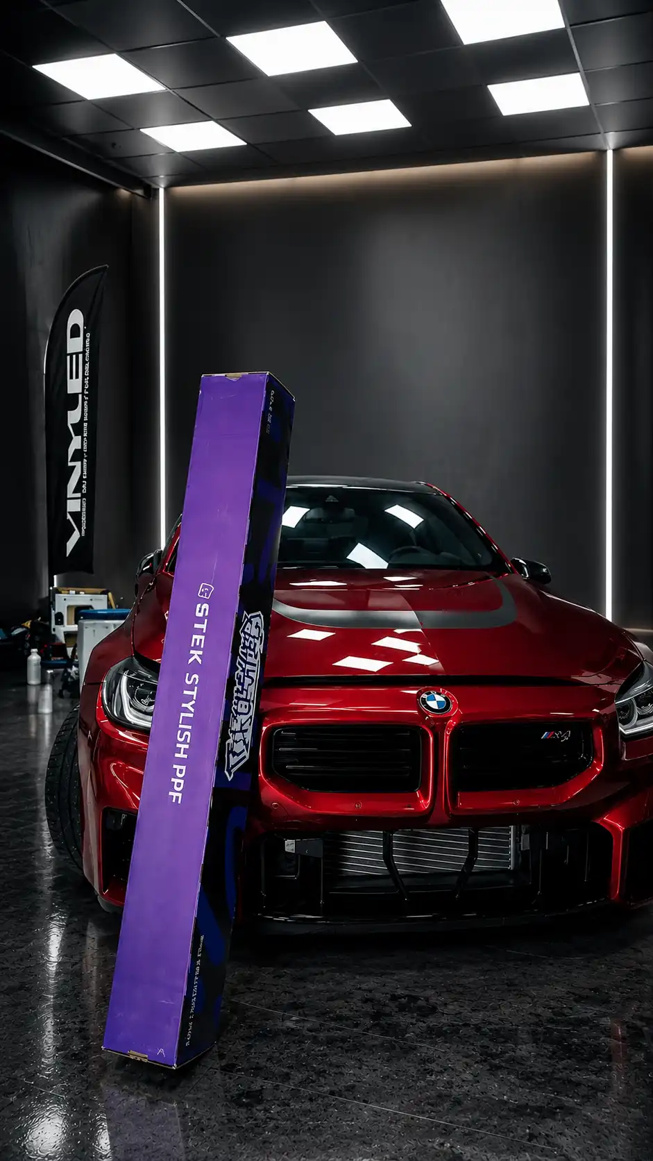 Bmw acr paint protection film project completed by VINYLED in Bangalore