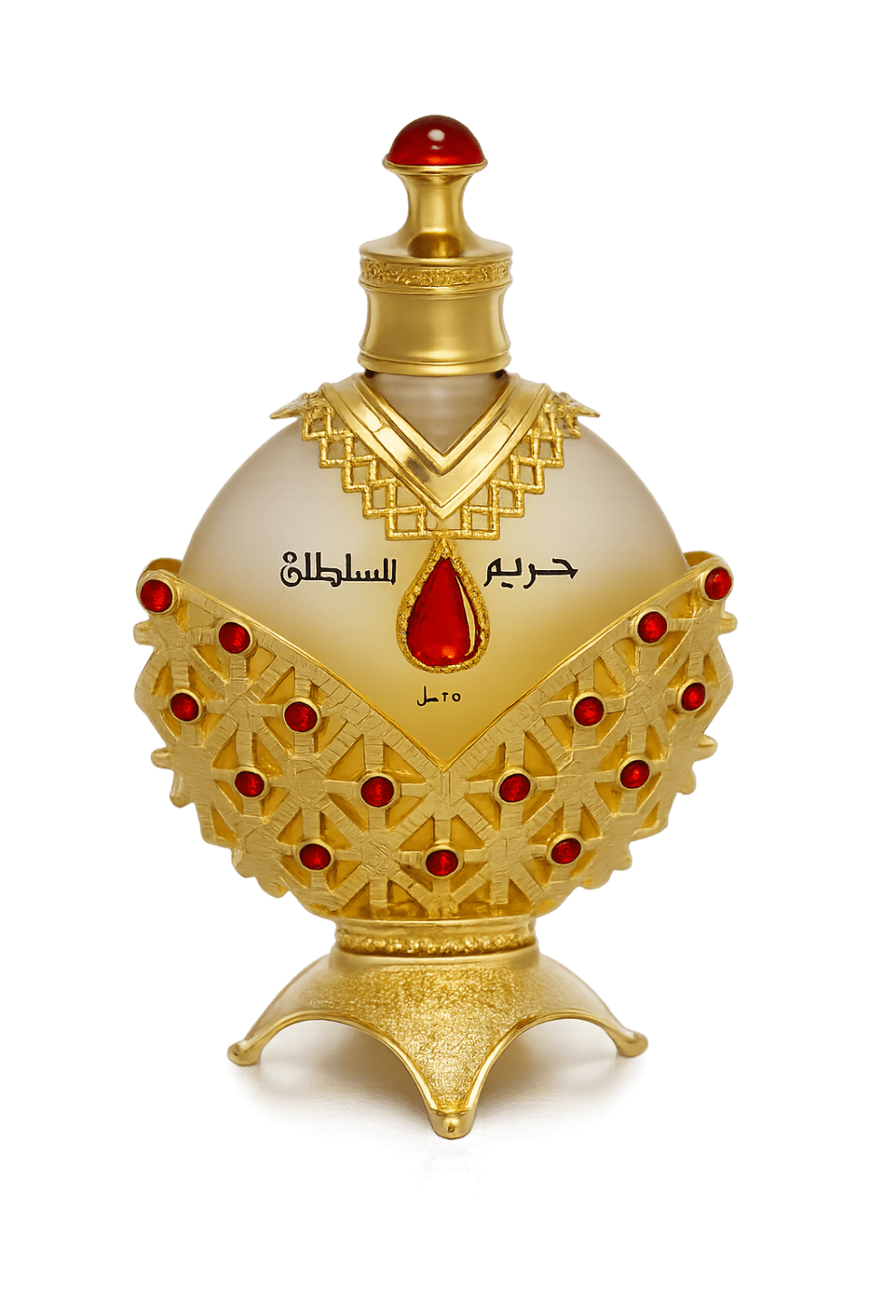 Khadlaj Hareem Al Sultan Gold perfume bottle