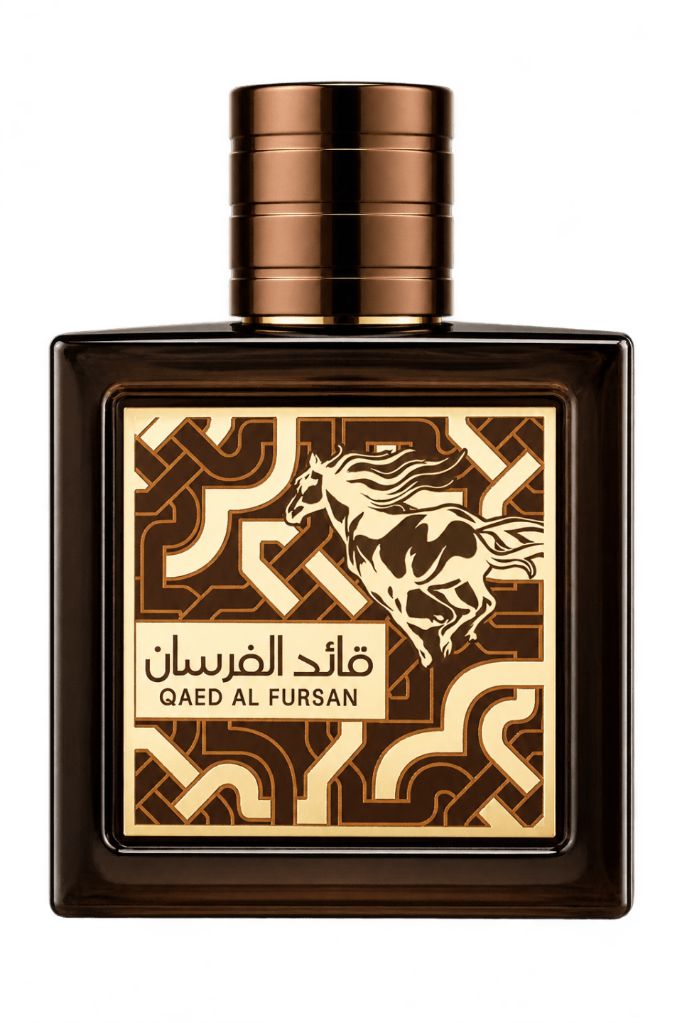 Lattafa Qaed Al Fursan Untamed perfume bottle