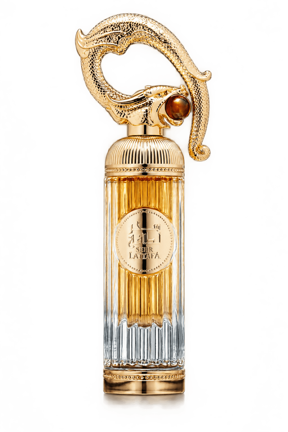 Lattafa Sehr perfume bottle
