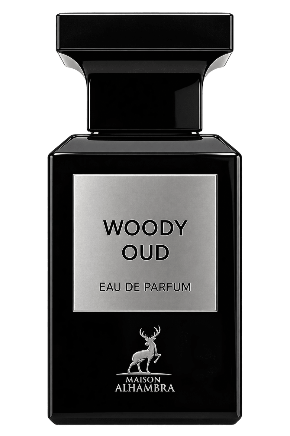 Maison Alhambra Woody Oud perfume bottle