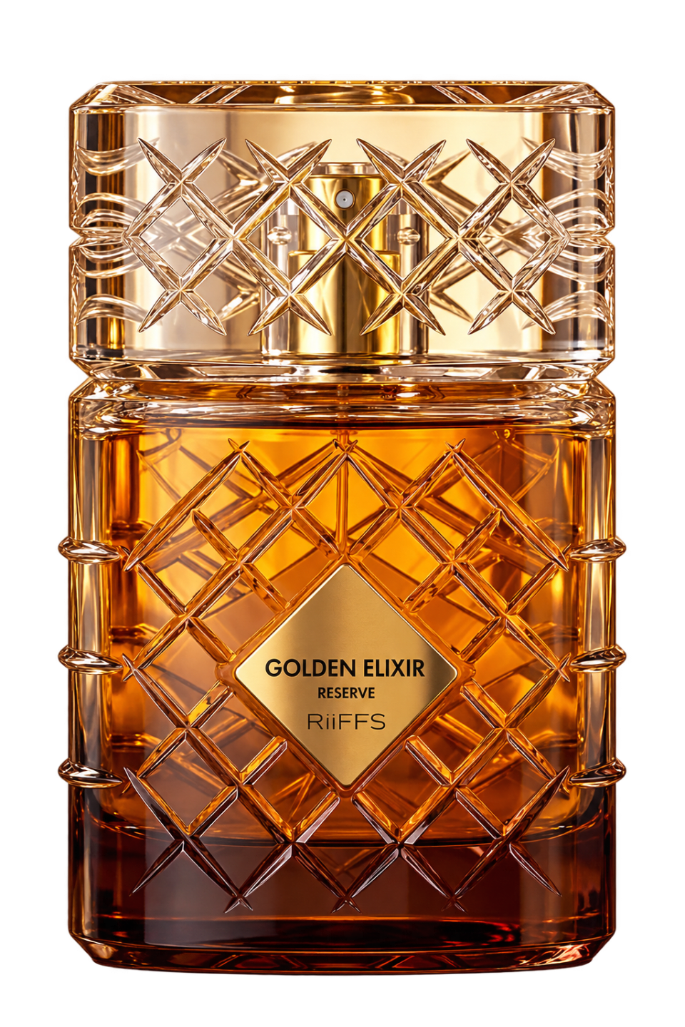 Riiffs Perfumes Golden Elixir Reserve perfume bottle