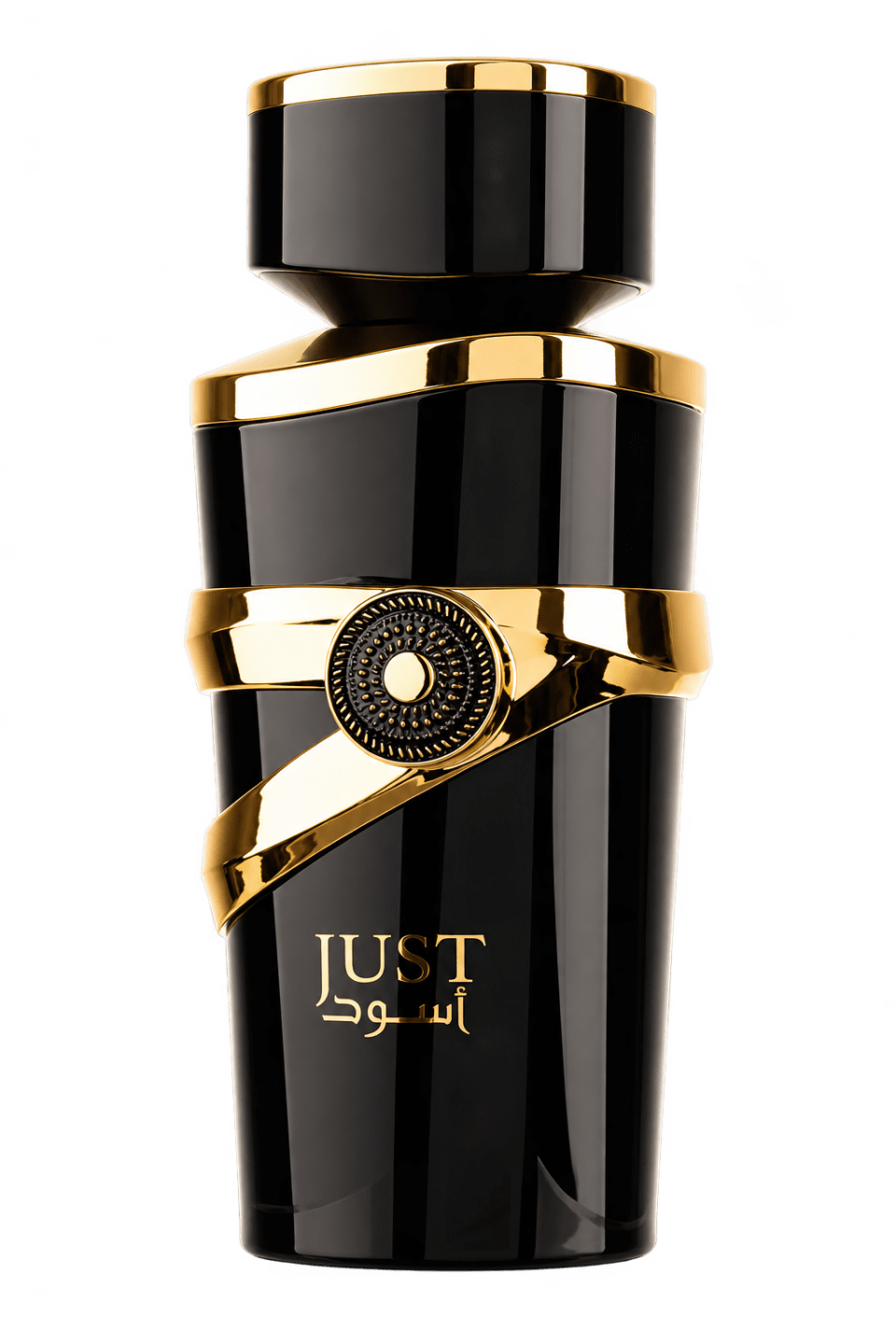 Fragrance World Just Aswad perfume bottle