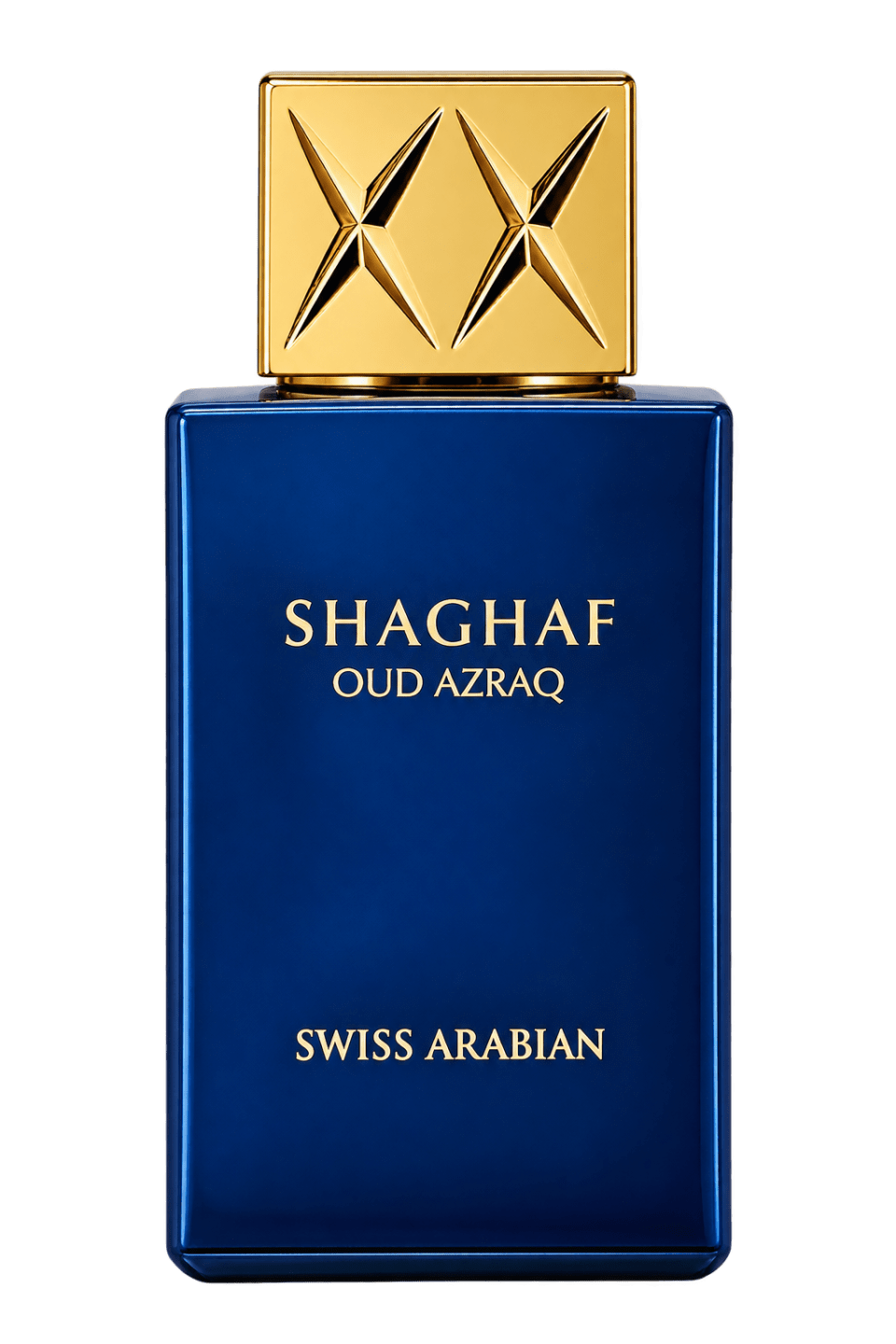 Swiss Arabian Shaghaf Oud Azraq perfume bottle