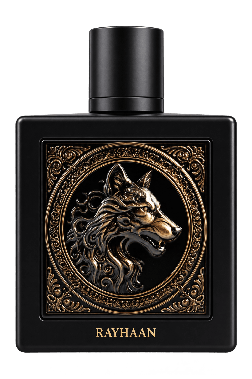 Rayhaan Wolf perfume bottle