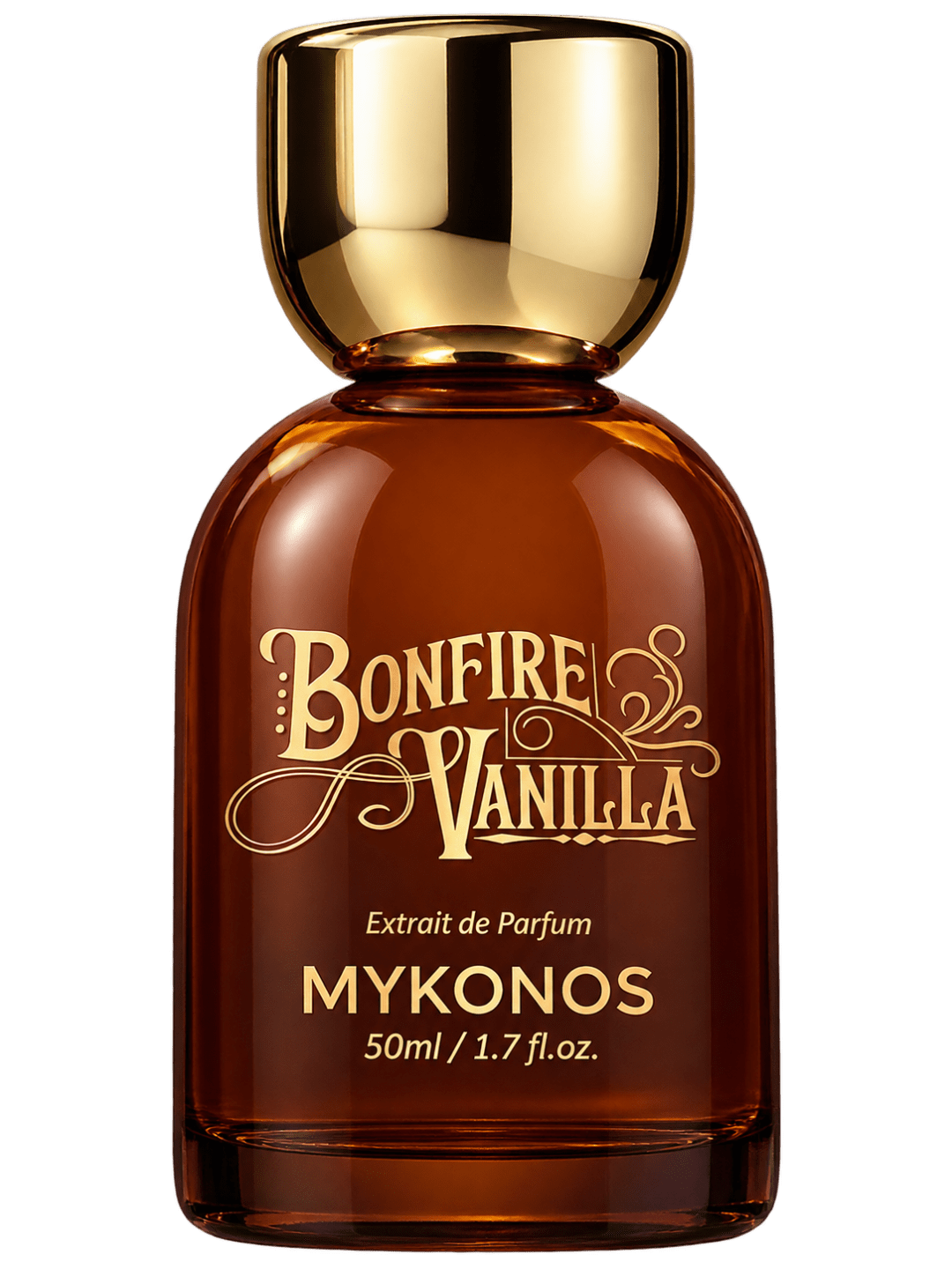 Mykonos Bonfire Vanilla perfume bottle