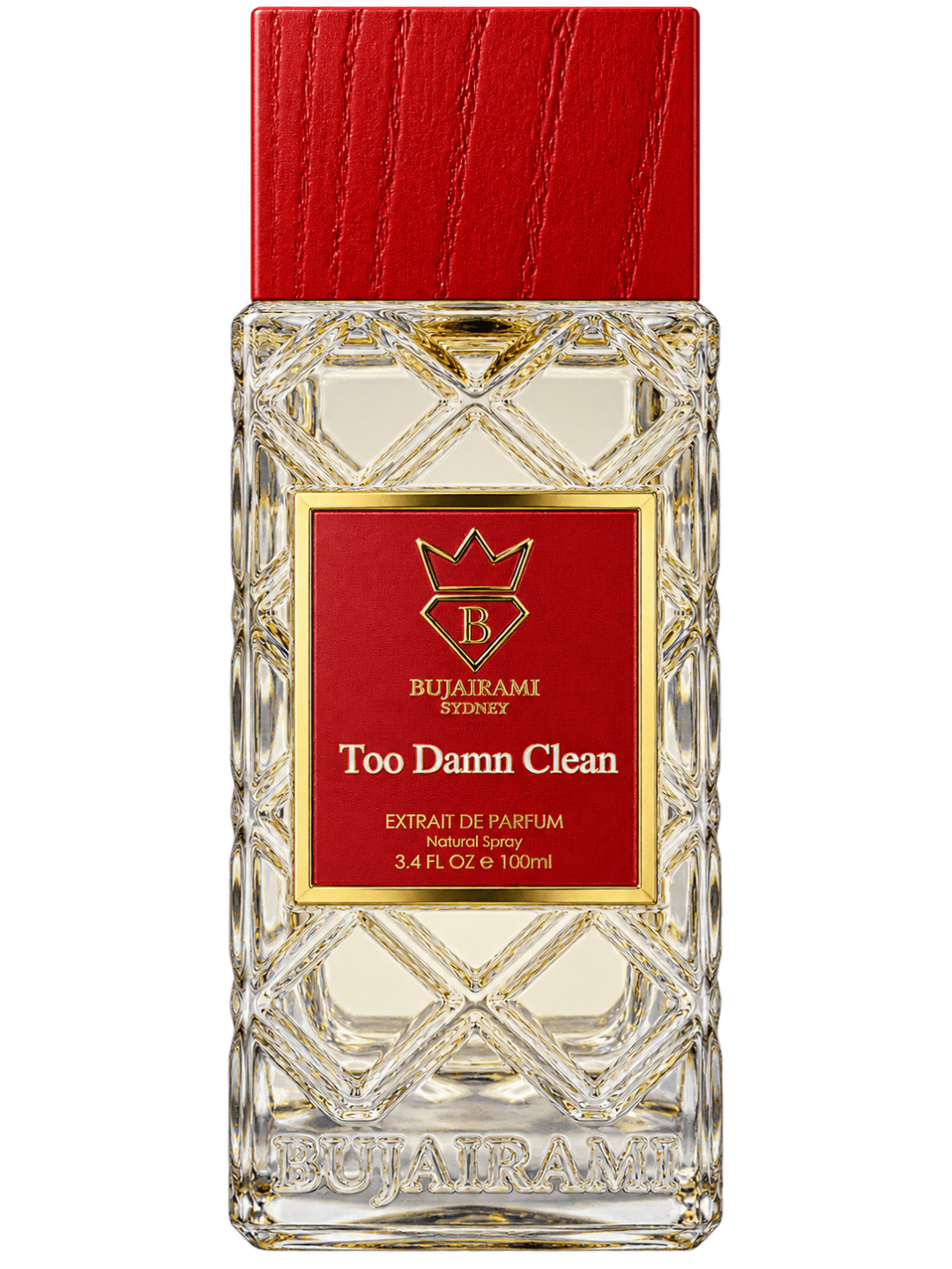 Bujairami Too Damn Clean perfume bottle