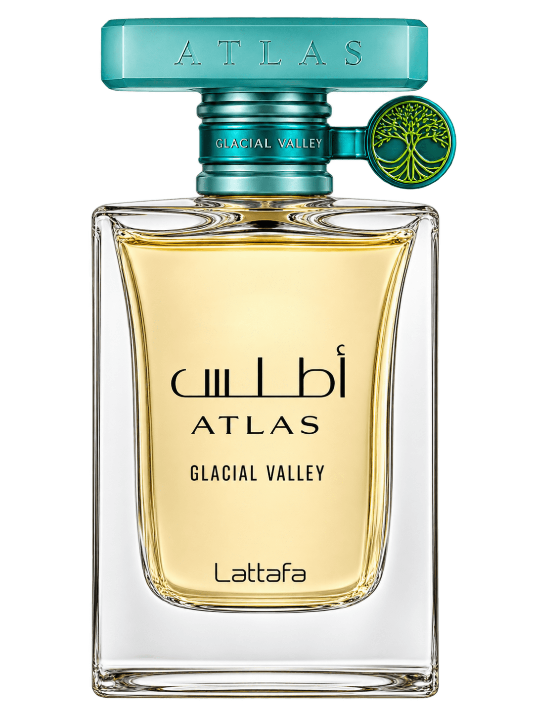 Lattafa Atlas Glacial Valley perfume bottle